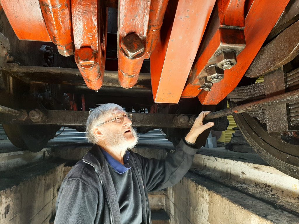 Alan examining Cumbria's eccentrics