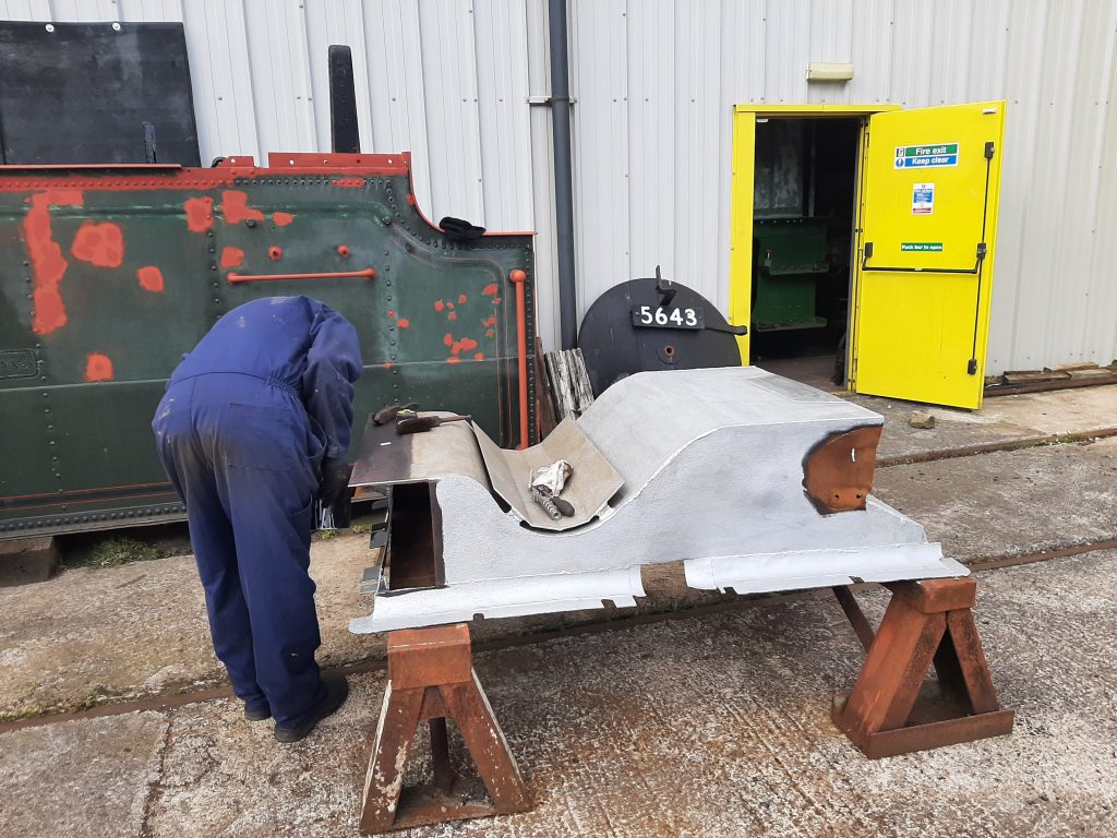 john Dixon giving Cumbria's ashpan a coat of paint